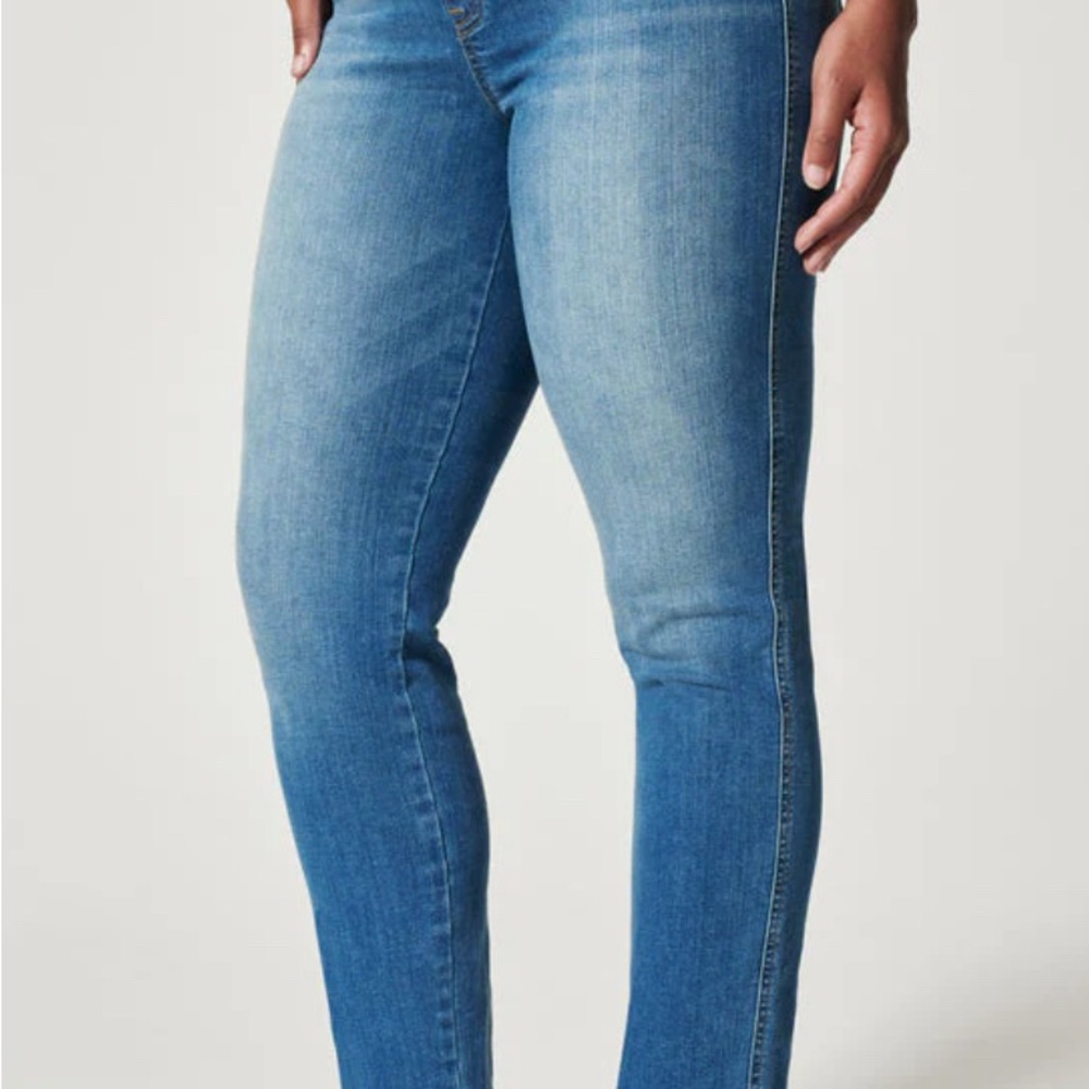 SPANX Women's Ankle Straight Leg Jeans - Vintage Indigo - NWT - Picture 3 of 5